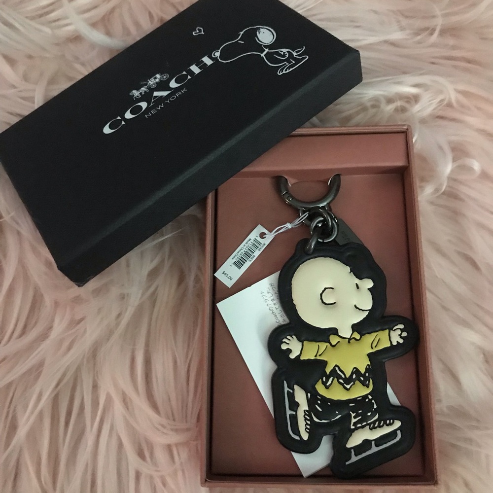 Coach snoopy collection Charlie Brown keychain